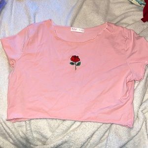 Rose crop top 🥀